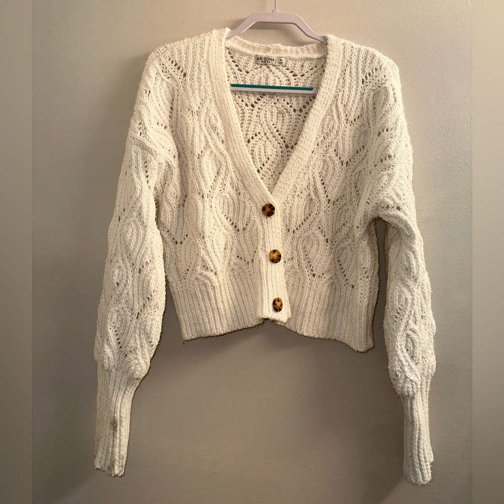 Cropped Sweater Cardigan